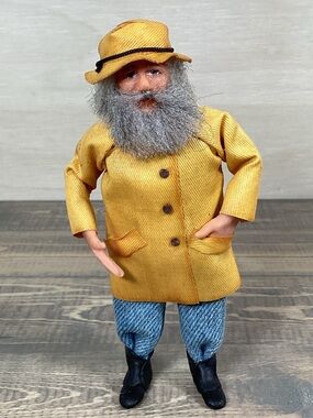 Doll House Miniature 6" Sea Captain, Nautical
